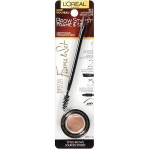 L'Oréal Paris ~ Brow Stylist Frame & Set Cream Pomade ~ 213 Light Brunette